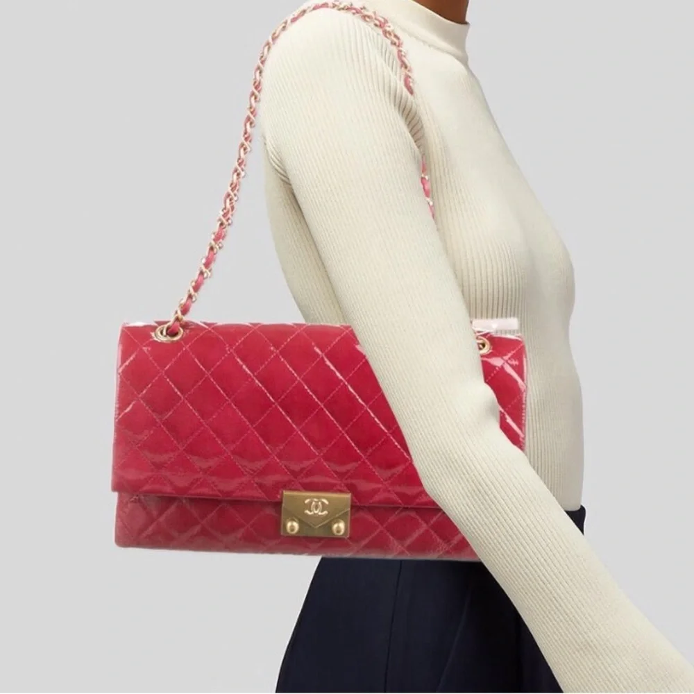 💎✨ LIKE NEW✨💎 CHANEL FLAP QUILTED DOUBLE CHAIN - Picture 3 of 12